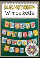 Vorschau - Poster - Buchstaben (Alphabet) - Wimpelkette - Deckblatt