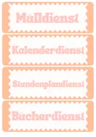 Vorschau - Poster - Klassendienste Orange Rosa - Seite 3