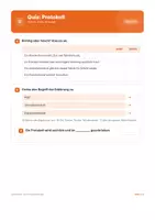 Vorschau - Arbeitsblätter - Quiz: Ein Protokoll anfertigen – Klasse 5-8 - Seite 2