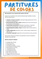 Vista previa - Hojas de trabajo - 10 PARTITURES DE COLORS amb activitats - página 2