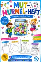 Vorschau - Arbeitsblätter - Mut-Murmel-Heft – Einschulung | Erster Schultag | Gefühle & Selbstvertrauen | 1. Klasse - Deckblatt