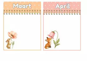 Voorbeeld - Verjaardagskalender - Pagina 1