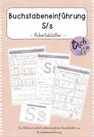 Vorschau - Spiele - Buchstabeneinführung Ss - Arbeitsblätter - Deckblatt
