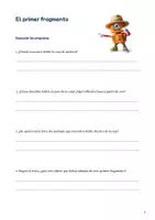 Vista previa - Unidades / Secuencias / Situaciones de Aprendizaje - Lectoescritura 5º primaria -Tibo y el último mensaje de Aldric - página 3