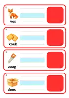Voorbeeld - schrijfkaartjes thema 3 hup en aap - Voorblad
