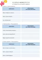Vorschau - Arbeitsblätter - Estilo indirecto 2.0 - mit Zeitverschiebung - Seite 2