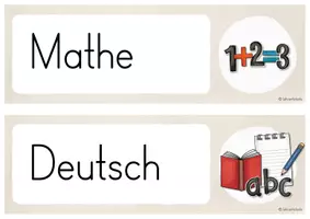 Vorschau - Bildkarten - Tagestransparenz/ Stundenplan Visualisierung - Seite 1