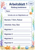 Vorschau - Arbeitsblätter - Kombinatorik Klasse 3 | Mathematik Klasse 3 | 6 Arbeitsblätter als PDF - Seite 1
