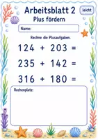 Vorschau - Arbeitsblätter - Fördermaterial Mathematik Klasse 3 | Mathematik Klasse 3 | 6 Arbeitsblätter als PDF - Seite 2