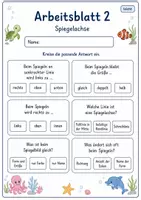 Vorschau - Arbeitsblätter - Symmetrie Klasse 2 | Mathematik Klasse 2 | 7 Arbeitsblätter als PDF - Seite 2