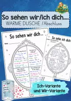 Vorschau - Arbeitsblätter - Warme Dusche: So sehen wir dich / So sehe ich dich - Deckblatt