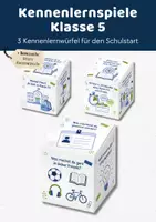 Vorschau - Spiele - Kennenlernspiele Klasse 5 | 3 Kennenlernwürfel zum Schulstart 5. Klasse | Kennenlernen neue Klasse | Schulstart weiterführende Schule - Deckblatt