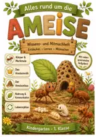 Vorschau - Arbeitsblätter - Alles rund um die Ameise Wissens- und Mitmachheft (Kita - 1. Klasse) - Deckblatt