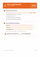 Vorschau - Arbeitsblätter - Quiz Jugendsprache und ihre Merkmale - Seite 2