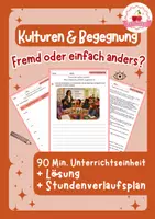 Vorschau - Stundenentwürfe - Kultur & Begegnungen | Ethik Klasse 7–9 + Stundenverlaufsplan - Deckblatt