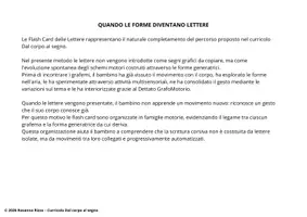 anteprima - Flashcard - DAL CORPO AL SEGNO - FLASH CARD LETTERE PER FAMIGLIA - Pagina 2