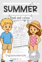 Vorschau - Arbeitsblätter - Summer: read and colour | Ausmalblatt - Deckblatt