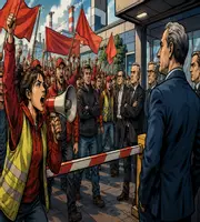 Vorschau - Stundenentwürfe - Wie werden Arbeitnehmerinteressen vertreten? Betriebsrat, Gewerkschaften und Arbeitgeberverbände – Zusammenarbeit und Konflikte in der Arbeitswelt! Lernsituation mit Zusatzmaterial! - Deckblatt
