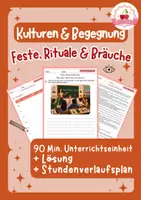 Vorschau - Stundenentwürfe - Kulturen - Feste, Rituale & Bräuche | Ethik Klasse 7–9 - Deckblatt