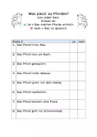 Vorschau - Arbeitsblätter - Lesetraining Pferde - Leseverständnis & Lesegenauigkeit - Fördermaterial LRS - Seite 3