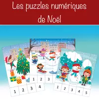 Aperçu - Jeux - Les puzzles numériques de Noël - Page de couverture