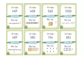 Vorschau - Spiele - Lesespiel - Zahlen bis 1000 (999 Frosch-geschwister) - Seite 2