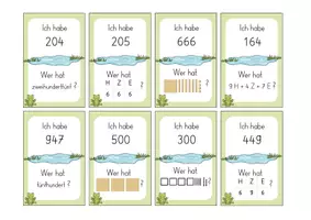 Vorschau - Spiele - Lesespiel - Zahlen bis 1000 (999 Frosch-geschwister) - Seite 3