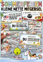 Vorschau - Arbeitsblätter - Sommerferien / ☀️🎁 Schuljahresende / Grüße & Geschenke PAKET / Abschied - Seite 1