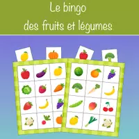 Aperçu - Jeux - Le bingo des fruits et légumes - Page de couverture