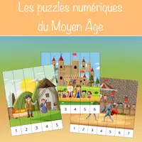 Aperçu - Jeux - Les puzzles numériques du Moyen Âge - Page de couverture