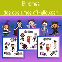 Aperçu - Jeux - Binômes des costumes d’Halloween 2 - Page de couverture