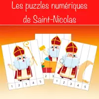 Aperçu - Jeux - Les puzzles numériques de Saint-Nicolas - Page de couverture
