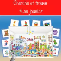Aperçu - Jeux - Cherche et trouve "Les jouets" - Page de couverture