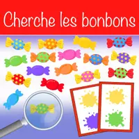 Aperçu - Jeux - Cherche les bonbons - Page de couverture