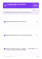 Vorschau - Test - das und dass unterscheiden - Lernkontrolle - Seite 1