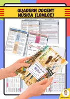 Vista previa - Para docentes: organización, planificación y formación - Quadern docent Educació Músical (LOMLOE) 2026-2027 - Portada