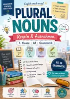 Vorschau - Arbeitsblätter - Plural Nouns – Englische Mehrzahl für die 1. Klasse Mittelschule Regeln, Ausnahmen & Übungen mit Lösungen - Deckblatt