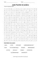 Vorschau - Arbeitsblätter - Suchsel Familie - Deckblatt