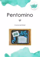 Vorschau - Aufgabenkarten - Pentomino - für Kindergarten und Unterstufe - Deckblatt