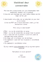 Voorbeeld - Deur klaslokaal - zonnestralen van groep ... - Pagina 3