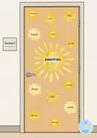 Voorbeeld - Deur klaslokaal - zonnestralen van groep ... - Voorblad