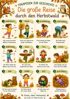 Vorschau - Fördermaterial/Inklusion - Kinderyoga Geschichte Herbst | Die große Reise durch den Herbstwald | Yoga Poster & 12 Bildkarten | für Kindergarten- und Grundschulalter - Seite 1