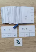 Aperçu - Apprentissages en autonomie - Cartes à pince inférieur/supérieur CP - Page de couverture
