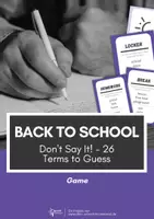 Vorschau - Spiele - Back to School – Don't Say It! - Speaking Game and Reflection Tasks - Deckblatt