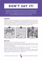 Vorschau - Spiele - Back to School – Don't Say It! - Speaking Game and Reflection Tasks - Seite 2