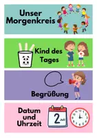 Vorschau - Bildkarten - Morgenkreis Moderationsfächer - Deckblatt