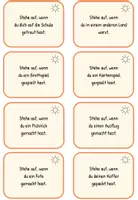 Vorschau - Spiele - Stehe auf, wenn … Schulstart & Ferien | Bewegungsspiel | 1.-4. Klasse | 16 Bewegungskarten - Seite 2