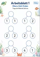 Vorschau - Arbeitsblätter - Rechenformate und Aufgabenfamilien Klasse 1 | Materialpaket | 20 PDFs mit 140 Arbeitsblättern - Seite 2