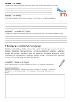 Vorschau - Arbeitsblätter - Politische Willensbildung Demokratie Politik Klassenarbeit - Seite 3