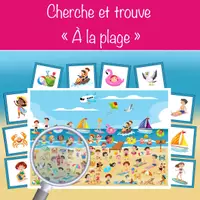 Aperçu - Jeux - Cherche et trouve à la plage - Page de couverture